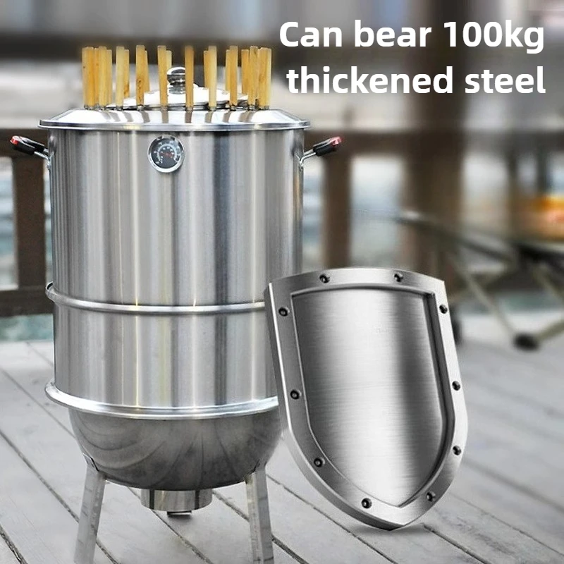 Portable Lightweight Stoves Stainless Steel Charcoal Grill Stove Household Stoves Camping Multi-functional Cookware Equipment