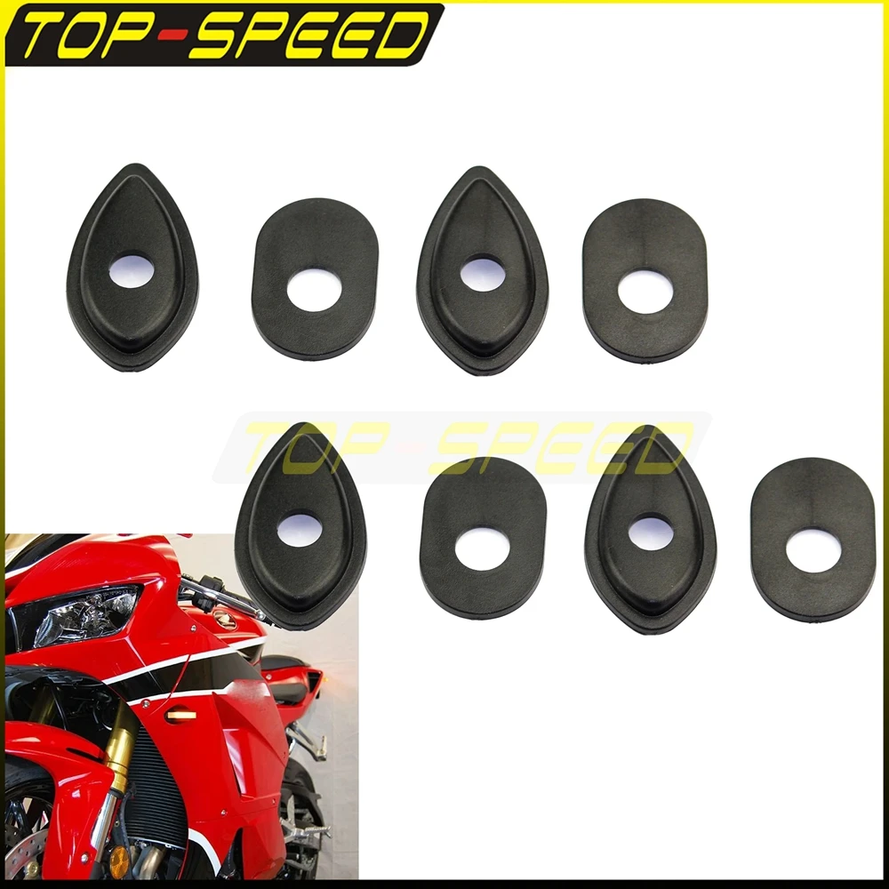 Motorcycle Indicator Adapter Kit 4pcs/8pcs Turn Signal Relocation Plate Adapter Kits For Honda NC700 NC750 CTX700 S/X/D/N/DCT