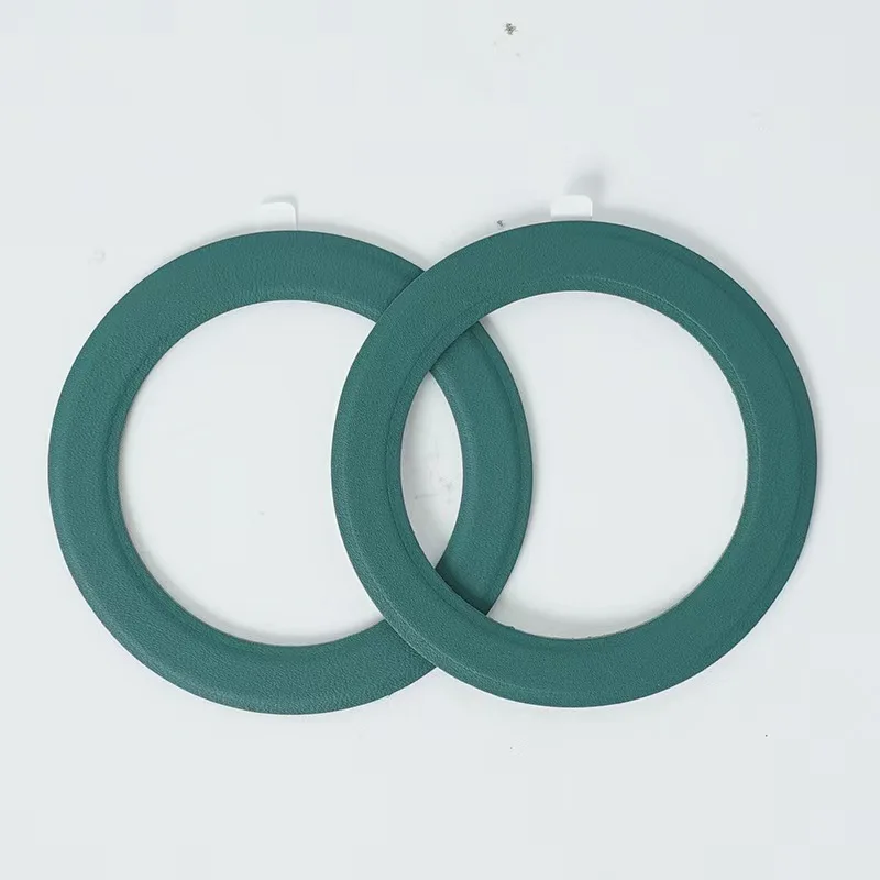 2PCS Magnetische Platte PU Leder Aufkleber Telefon Fall für Magsafe IPhone 16 15 14 13 12 Pro Max Plus Drahtlose ladegerät Mac Sichere Abdeckung