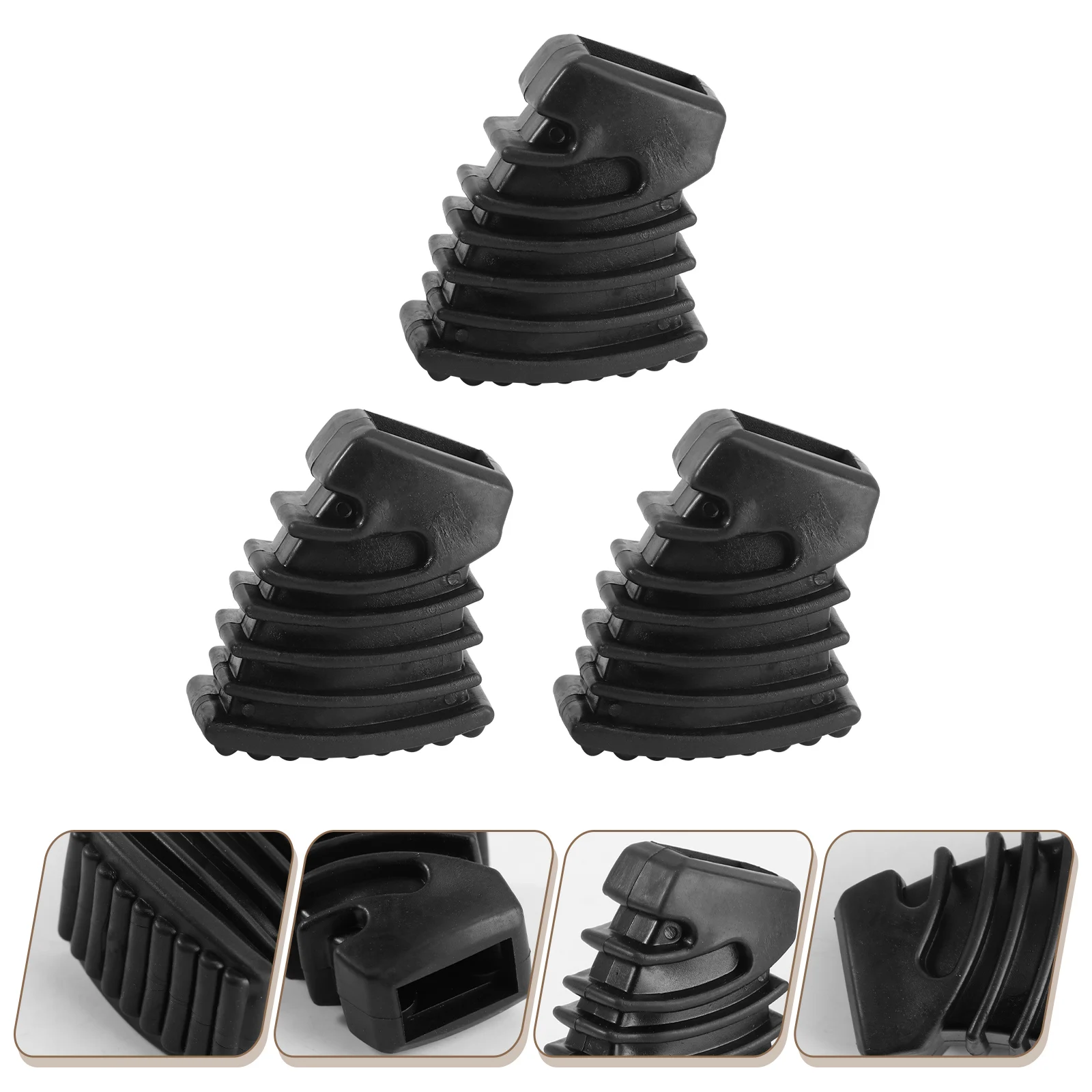 

3 PCS Small Foot Pad Size Drum Stand Accessories Parts Hardware Feet Cymbal Floor Pads Leg Bracket