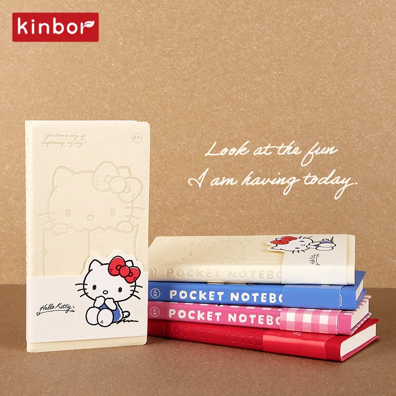 Kinbor A7 Cute Mini Journal Portable Notebook,Girl Students Thoughtful Sweet Gift For Birthdays, Back-to-school Season Festivals