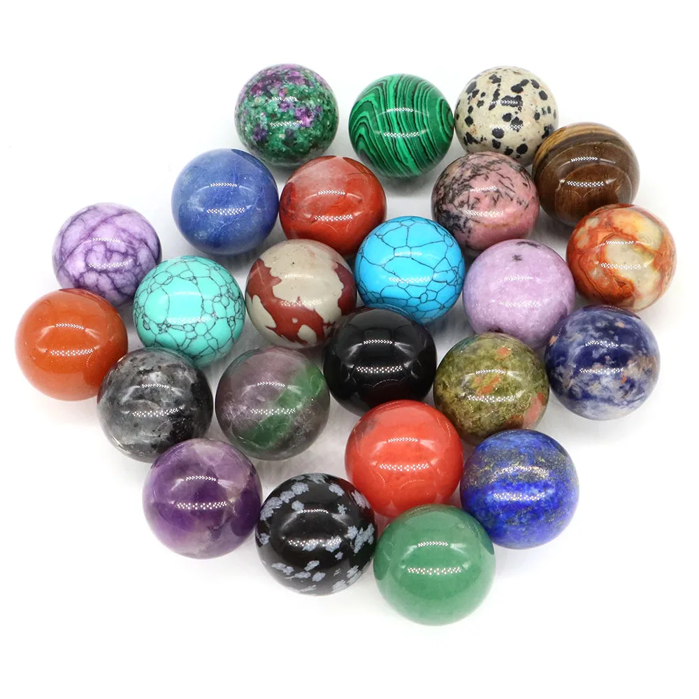 25 مللي متر الحجر الطبيعي كرة مستديرة شفاء كريستال جمشت المجال المعدنية عينة الطاقة التأمل الأحجار الكريمة غلوب هدية تزيين المنزل
