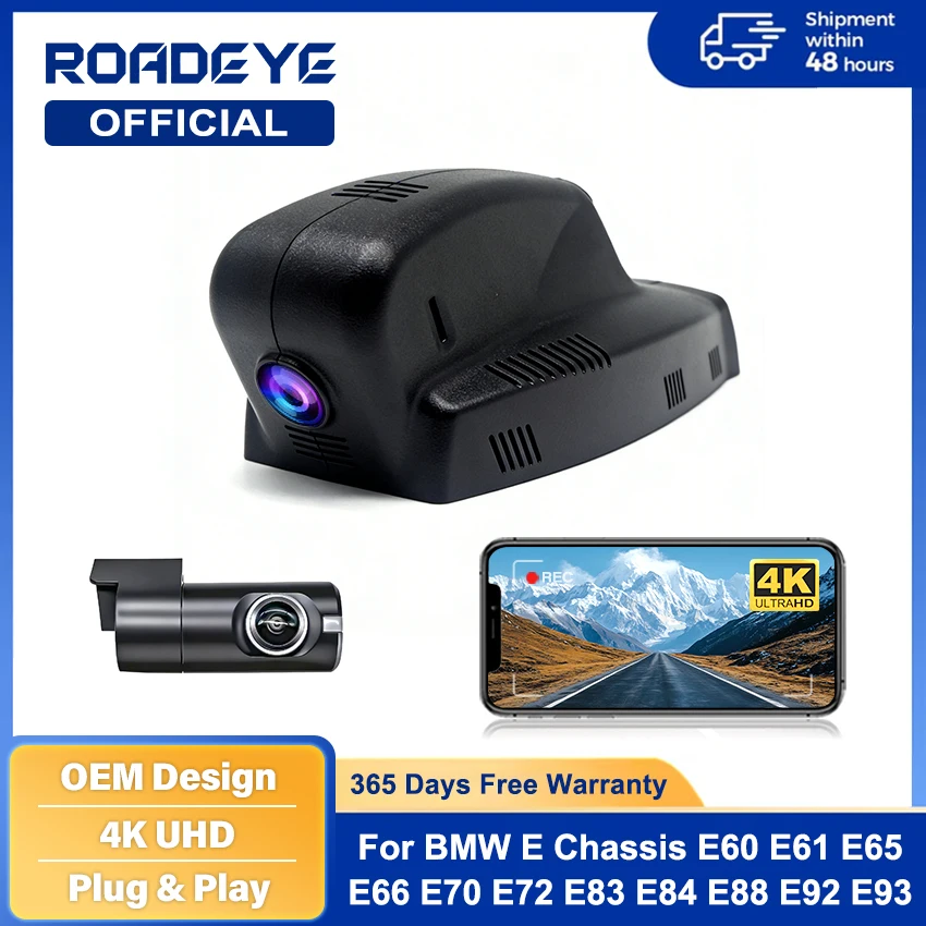 

New Plug and Play 4K UHD Wifi Car DVR Camera Dash Cam for BMW E39 E46 E53 E60 E61 E66 E70 E82 E84 E87 E89 E90 E91 E93 2002-2014