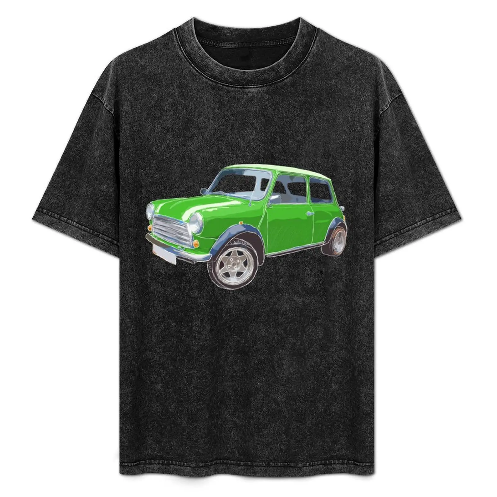 

Another Classic Mini Chalk Green T-Shirt Retro Style Print Casual Top