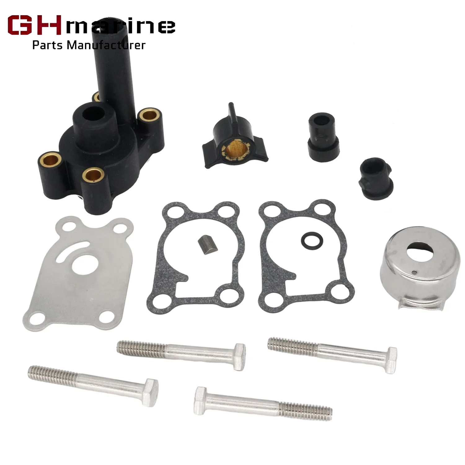 

0436737 Outboard Water Pump Impeller Repair Service Kit for Johnson Evinrude OMC Outboards 4HP E4 BE4 4RDHL Boat Motor 436737