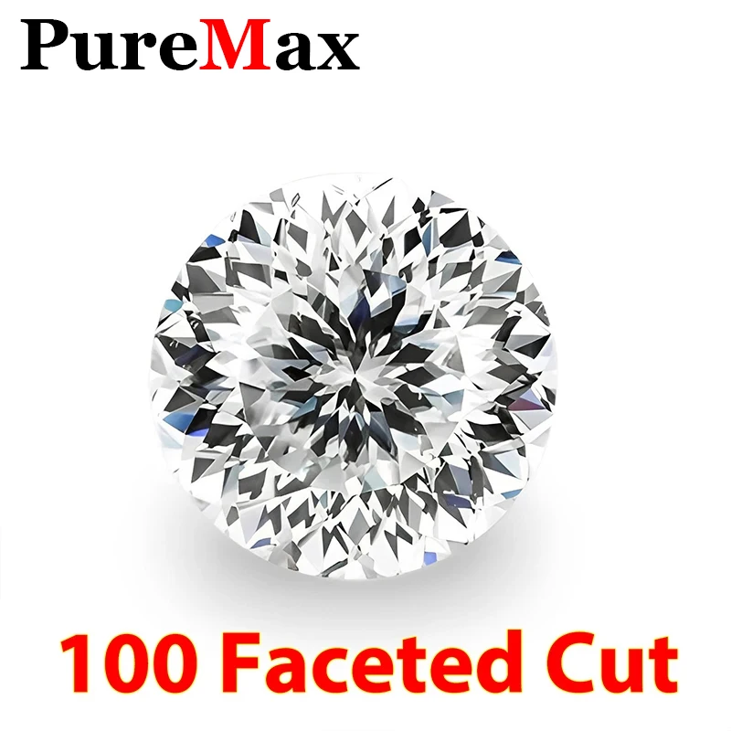 New Rare 100 Faces Portuguese Bird Cut Nest Moissanite Loose Stone Original D Color 100 Faceted Cut Moissanite Diamond Stone DZ