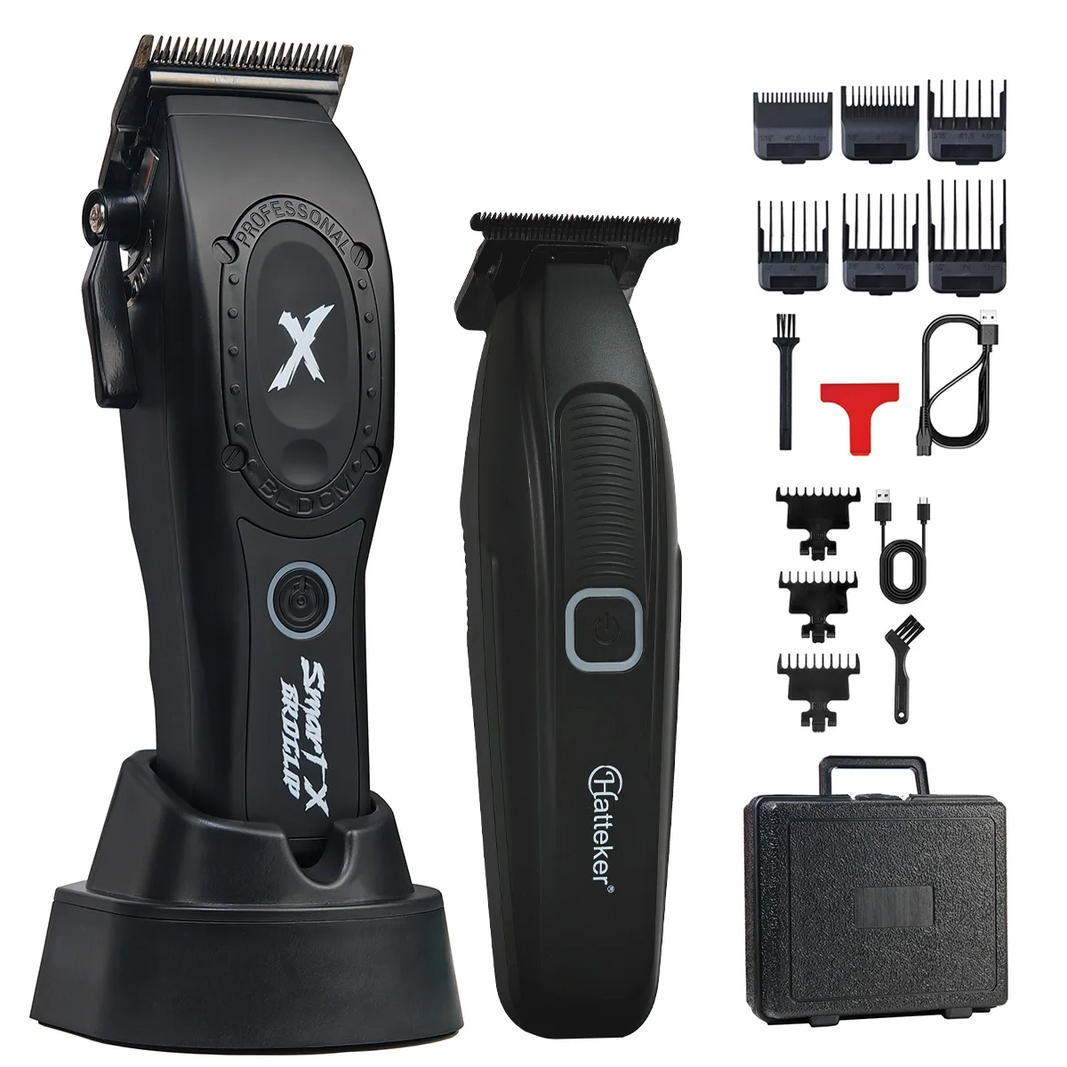 

Профессиональный BRDCLIP 8198, 2 шт., бесщеточный двигатель, 7200 об/мин, машинки для стрижки волос, 1981, триммер для волос, 7500 об/мин, лезвие DLC, парикмахерская электробритва