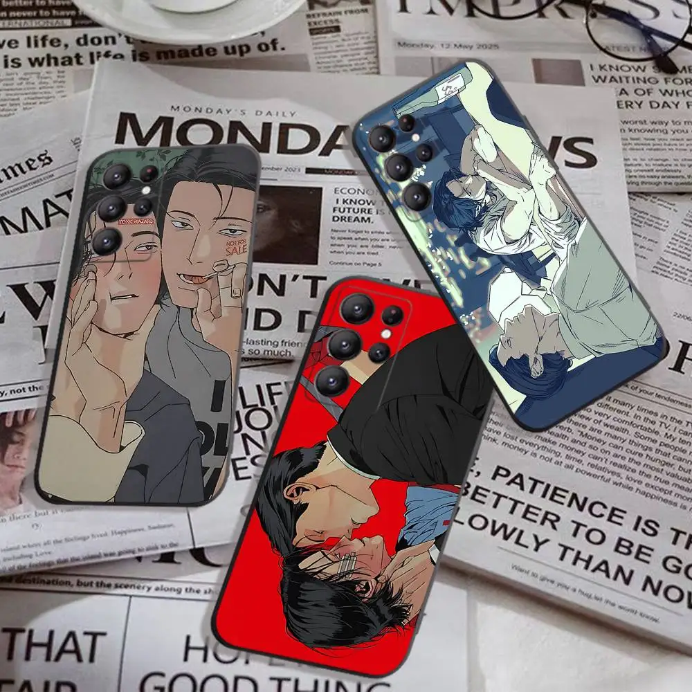 Funda de teléfono Peace Of God Bl Anime para Samsung S 24 Fe 25 Ultra Plus 20 Lite 21 30 22 23 24 22 Ultra 5G Fundas