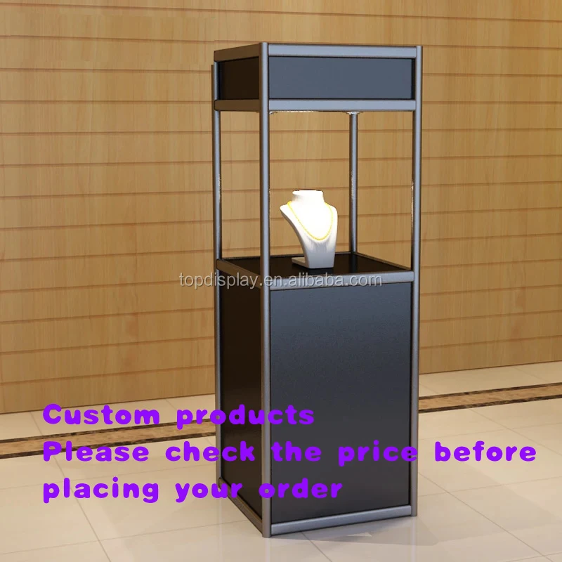 

custom.Factory Retail Jewelry Glass showcase and Different Sizes and Styles of Display Racks Can Be Customized