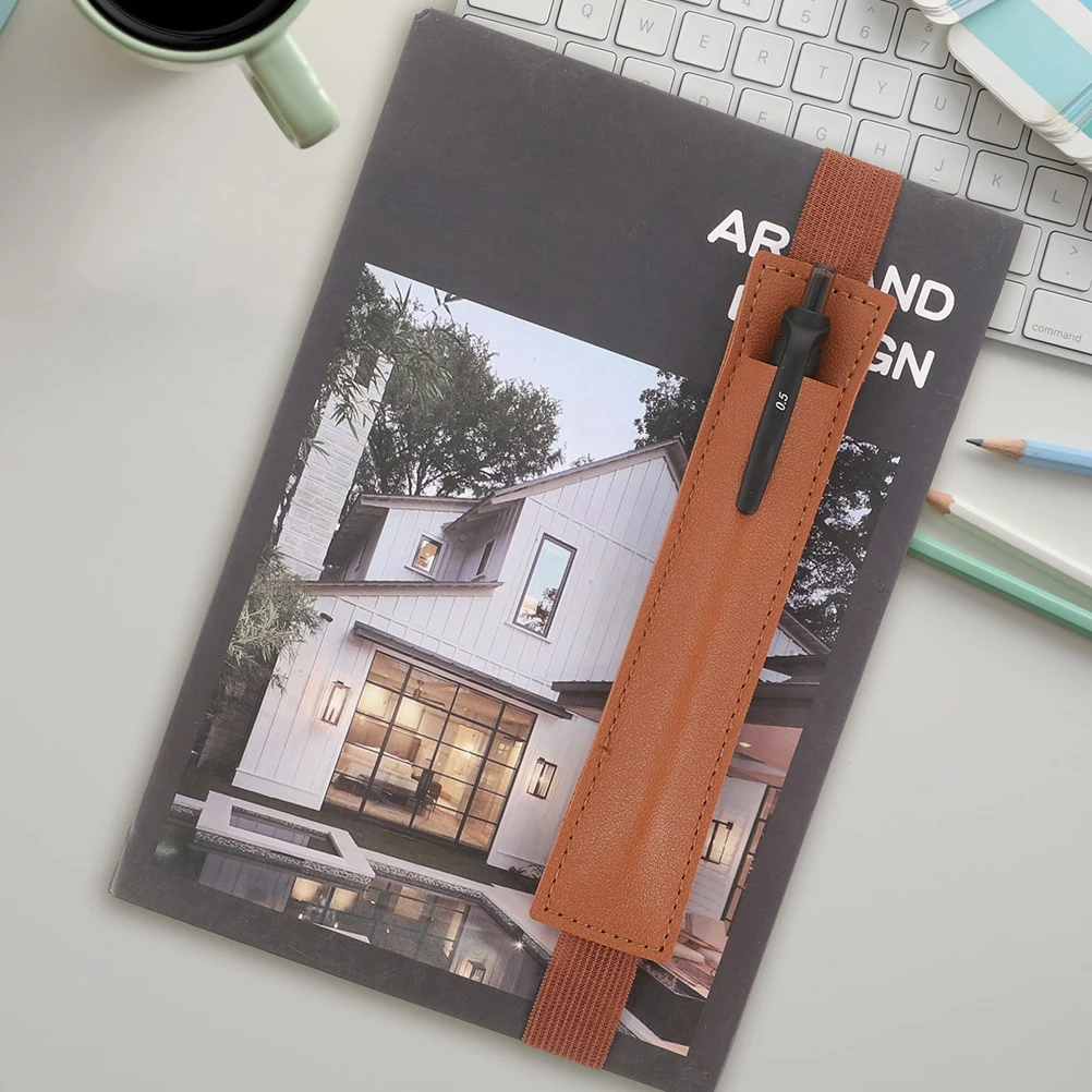 

8 Pcs Case Notebook Elastic Notebook Pencil Holder B Journal Pen Holder Gift Black Brown 4 Each Premium