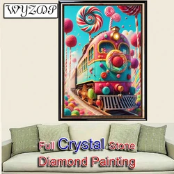 5D 100% Crystal Diamond Painting Landscape Full Square Mosaic Embroidery Cross Stitch Kits Crystal Diamond Art Home Decor 231101