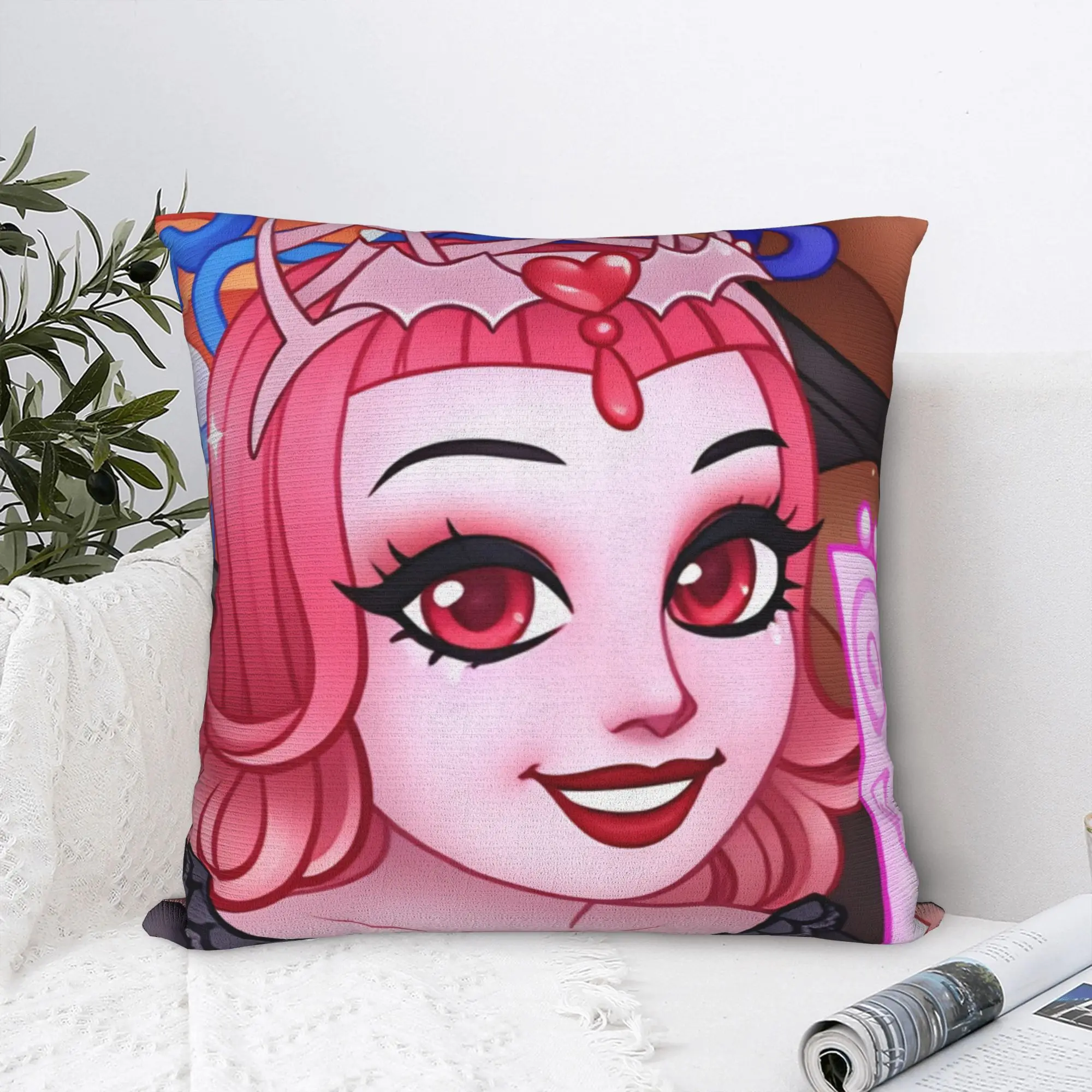 Girls Game Royale High Pillow Cover Girls Game Royale High  Retro Trendy Pillow Case For Sofa Couch Bed Living Room Pillowcases