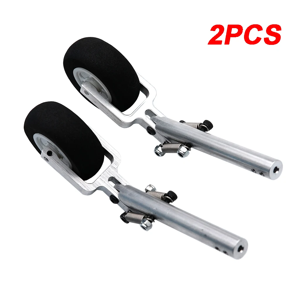 2pcs Double Spring Shock Absorber Kneeling Landing Gear Suitable for 3-4kg RC Plane Airplane DIY Fix Wing Models Part