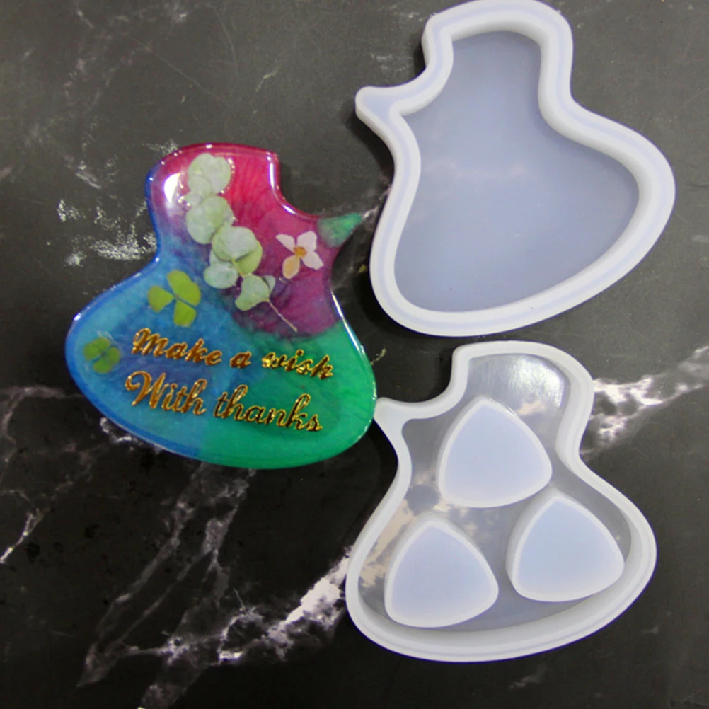 

Pick Storage Box Guitar Holder Mold Picks Epoxy Resin Making Equipment Musical Instruments Accessories Guitars Silica Gel Diy