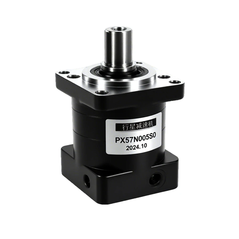 ≤15arcmin Deceleration Ratio 3 4 5 6 8 10 PX57 Nema 23 Gearbox for Farm Machinery and CNC