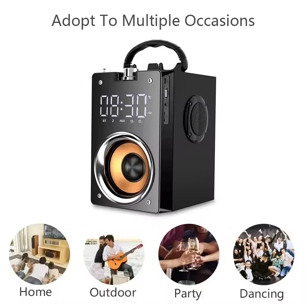 

Portable Bluetooth Speaker High-Power Music Box TF FM Stereo Surround Wireless Subwoofer Outdoor Soundbox Caixa De Som Bluetooth