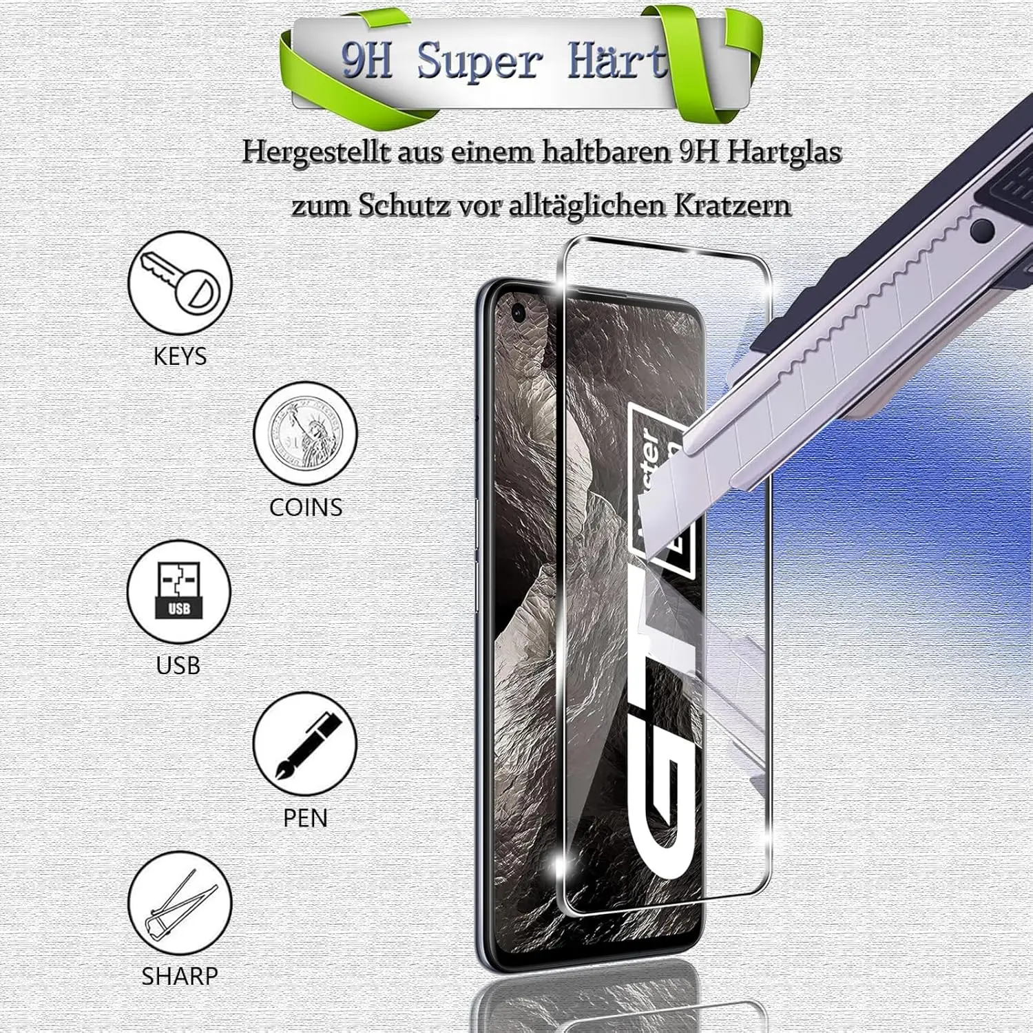 لـ Realme GT Master Edition واقي شاشة زجاجي مقوى #3