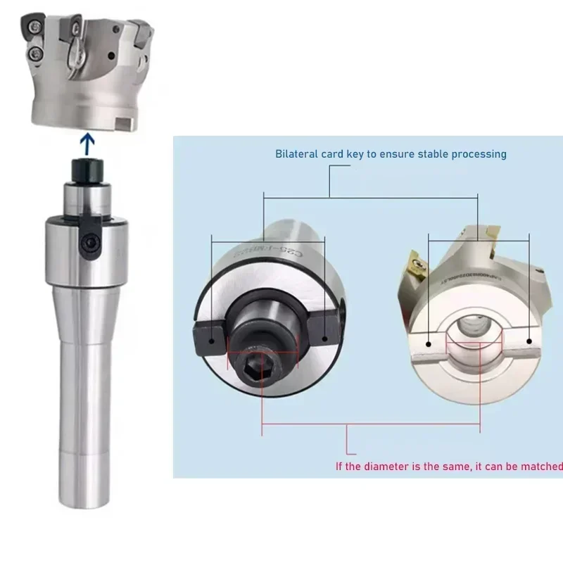 Imagem -06 - Face Milling Machine Tool Holder Cnc Hanger Xxw Fmb22 Fmb27 Fmb32 Mtb2 Mtb3 Mtb4 Bap 300r 400r