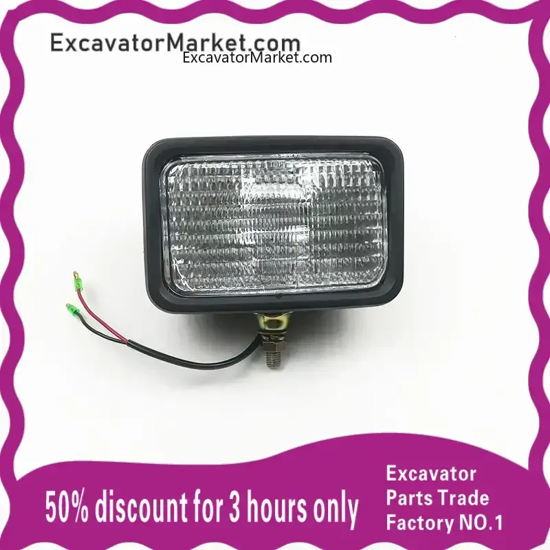 Luz de trabajo de alta calidad para faro Hitachi, luz de techo de cabina, accesorios para excavadora, ZX200, 210, 300, 330, 3-5-6