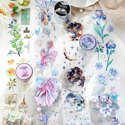 1roll Have A Great Time series sticker Junk Journal DIY plant Tapes Scrapbooking Stickers Decorative Adhesive Tapes