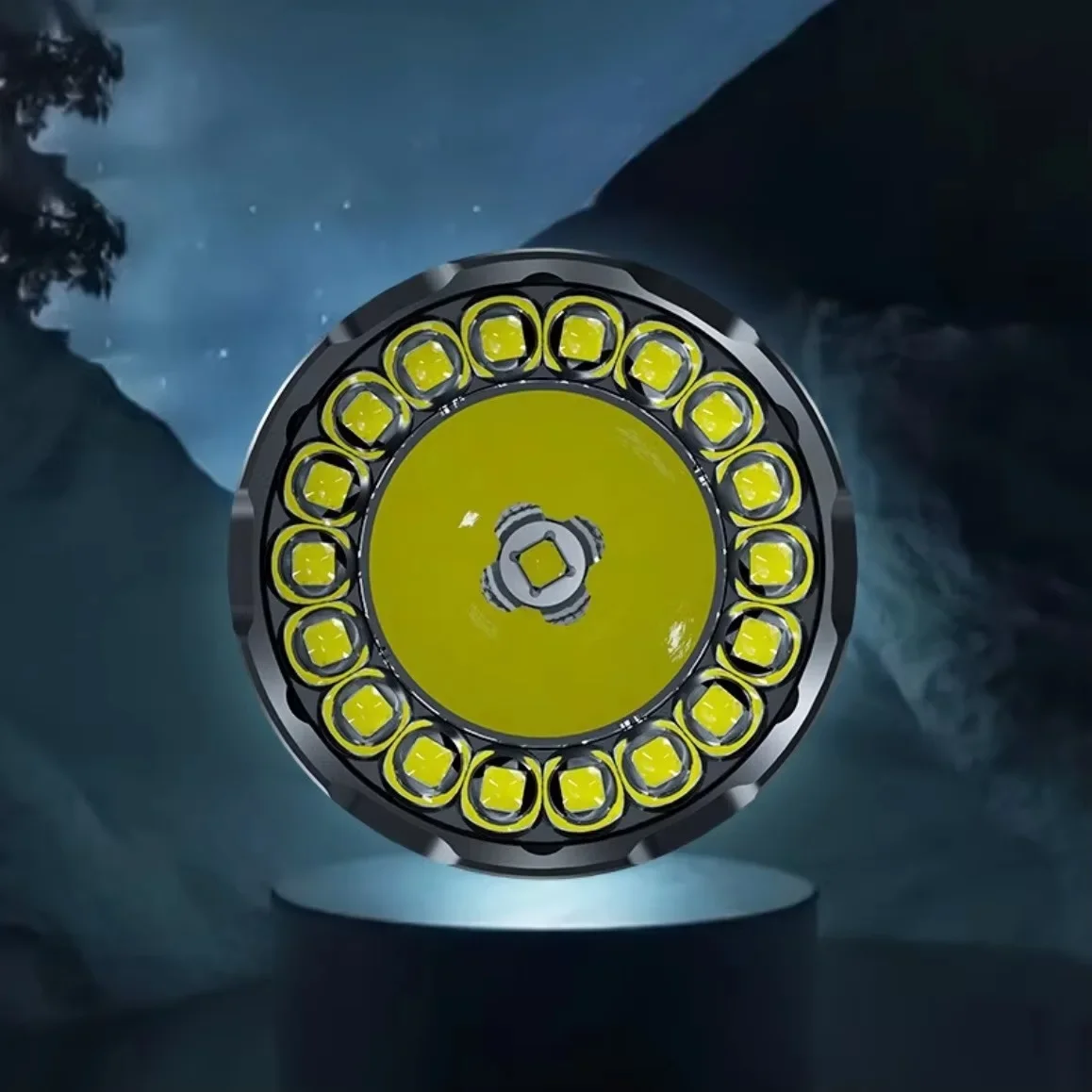 

Высокомощный светодиодный фонарик Convoy 20000LM, перезаряжаемый тактический фонарь с батареей 21700 для занятий спортом на открытом воздухе, кемпинга