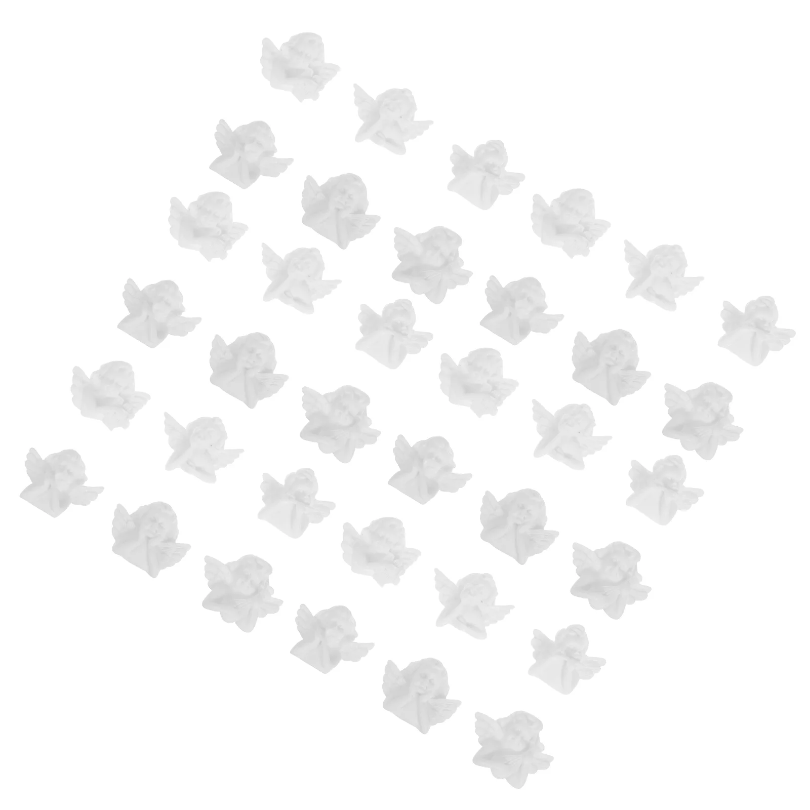 

36 Pcs Angel Toy Accessories Vintage Decor Statue Craft Small Shape Resin Ornament Tabletop Festival Gift Baby Photography Prop