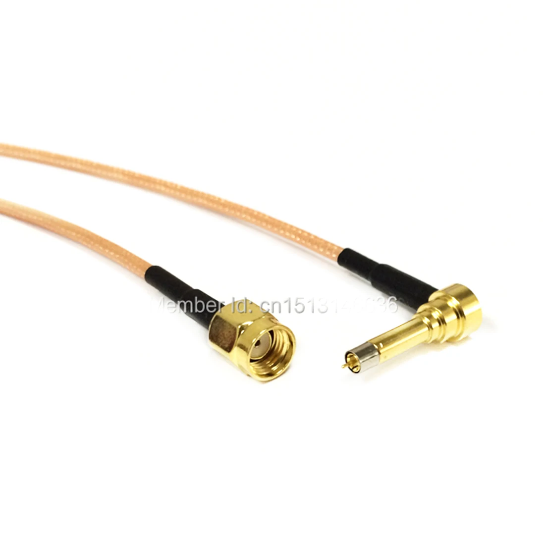 3G Antenna Cable RP-SMA Male Plug to MS156 Right  Angle RG316 Coaxial Cable Pigtail 15cm 6inch