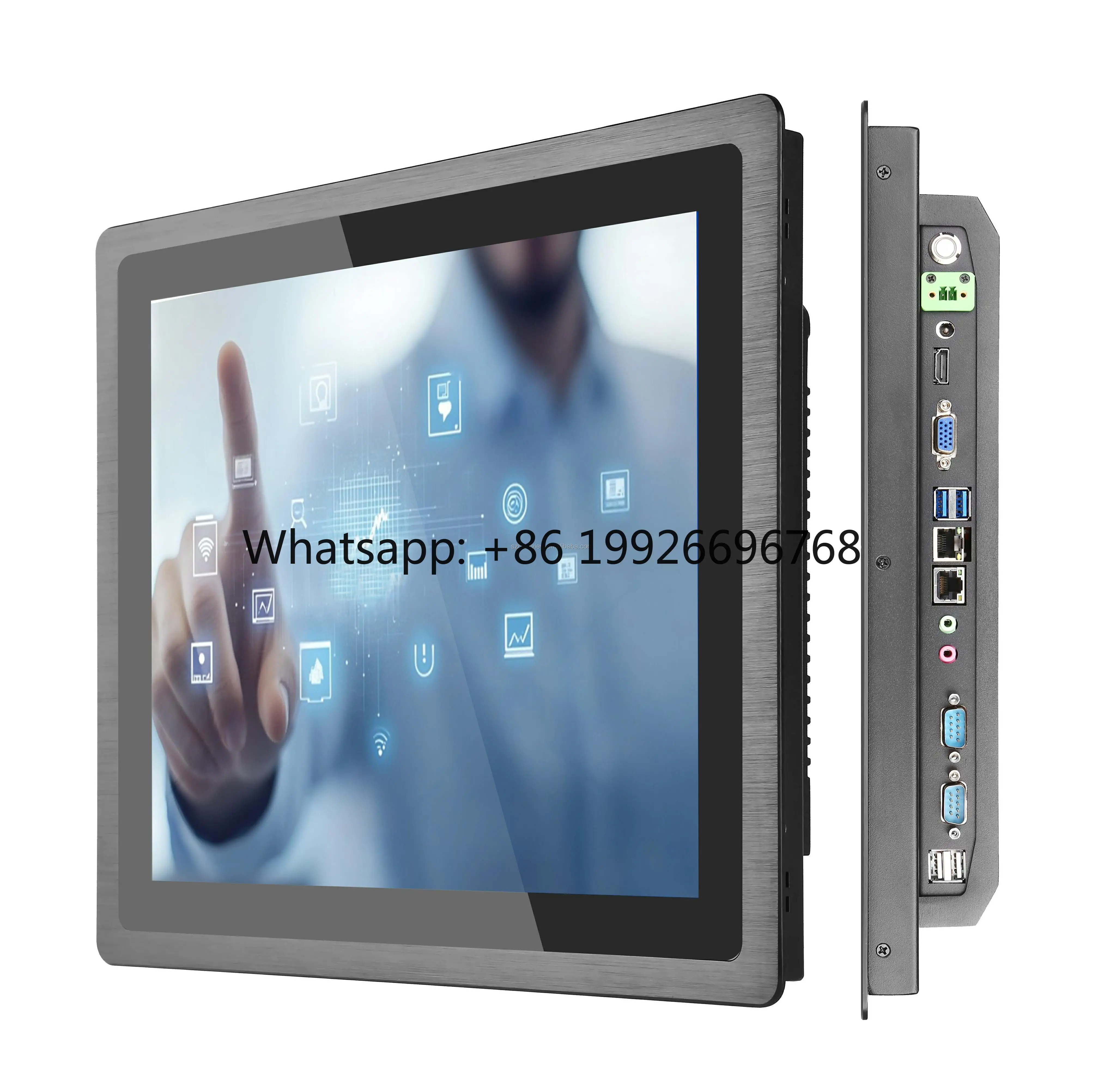 12/15/17/19 Inch Hd Panel Pc Lcd Industrial Computer X86/ARM Touch Screen All-in-one Pc  Computers Core I3 I5 I7 J1900 N100