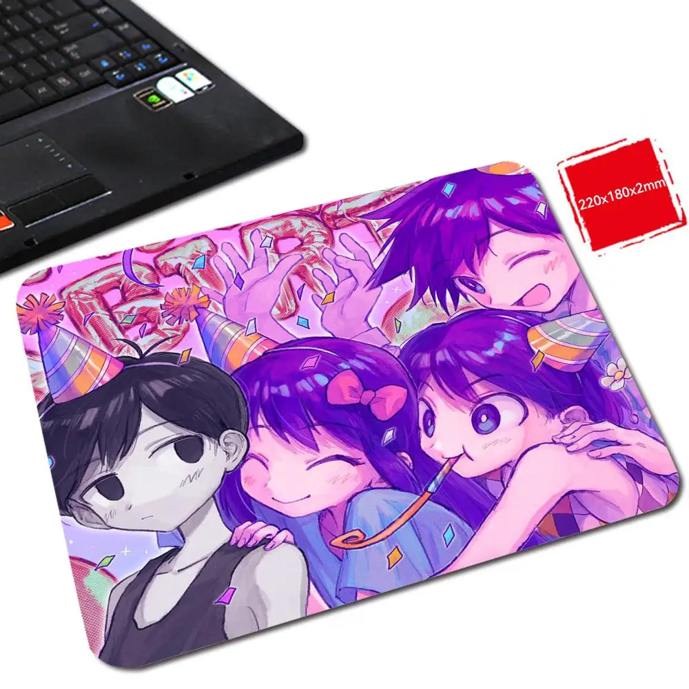 O_omori Mouse Pad Small Mouse Mouse Pad Gamer Pad Mouse Gamer Wrist Protector E-Sports Tapete Para Escritorio Mouse