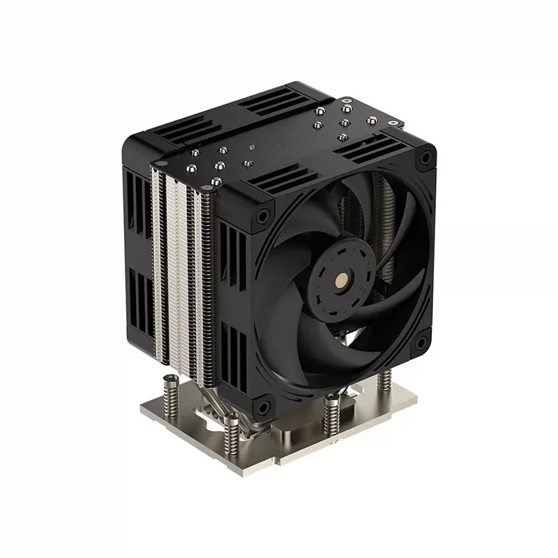 Server CPU Cooler Narrow Type 4U Heatsink 5 Heat Pipes Double Side Blow Cooling Fan 300W TDP for LGA3647 Socket