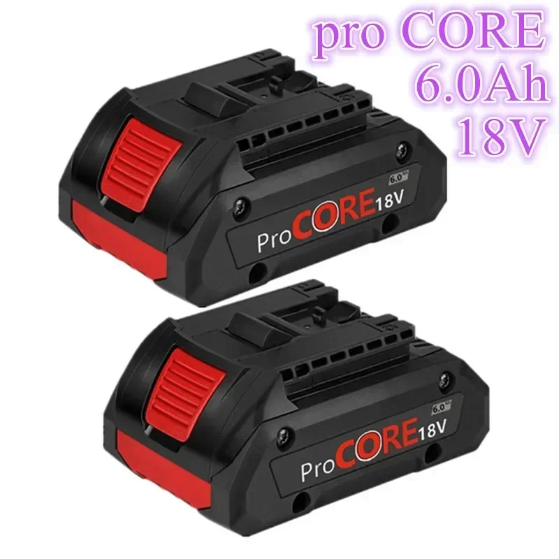 New 18V 6000mAh ProCORE Lithium Ion Battery for Procore 1600A016GB for Bosch 18VMax Cordless Power Tool Drill,2100Cells Battery