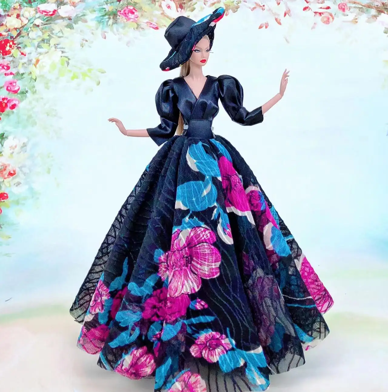 for Multi layer Fashion Wedding Dress For 30cm Doll