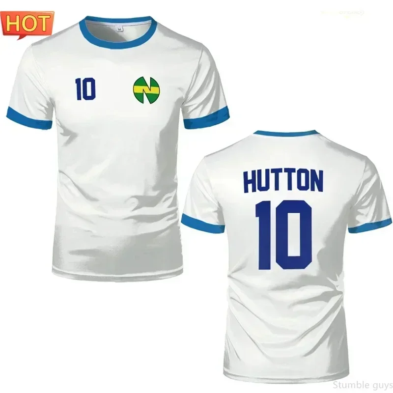 Captain Tsubasa Japan National Team Anime Fußballtrikot für Kinder, Jungen, Mädchen, schnelles Spieltraining, Fan-Sport, kurzärmelige Oberteile – Detail 5