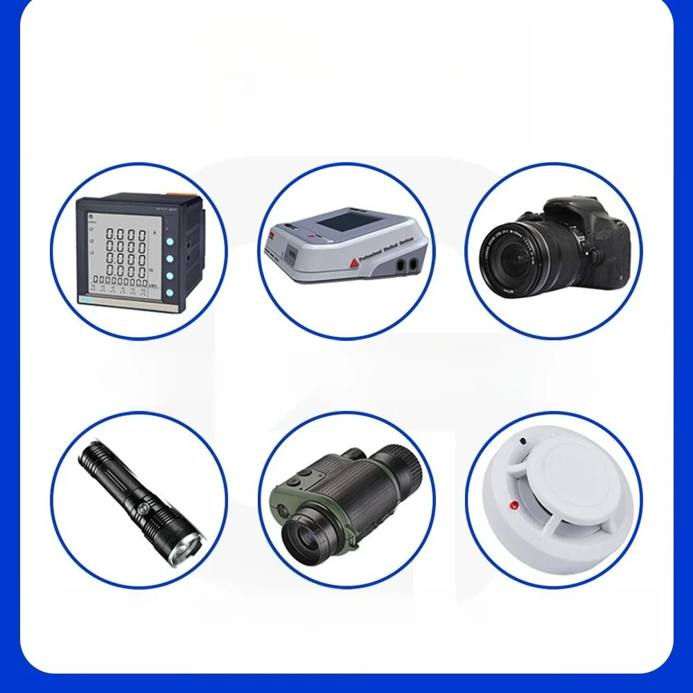 Bateria de manganês de lítio cr123a 3v, para medidor de água/sensor/telêmetro/lanterna 1300mah de alta capacidade com 10 peças