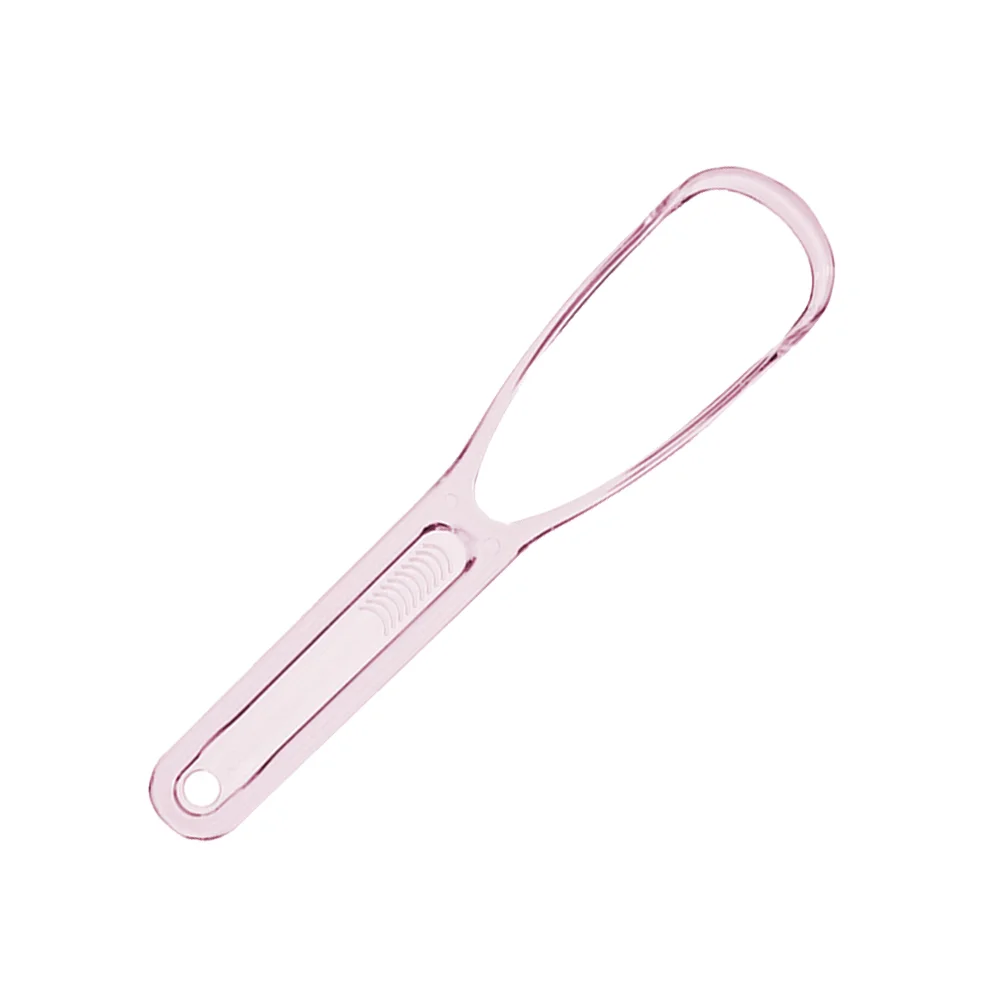 

1pcs Oral Tongue Cleaner Scraper for Oral Care (Pink) tongue scraper oral tongue scraper oral scraper