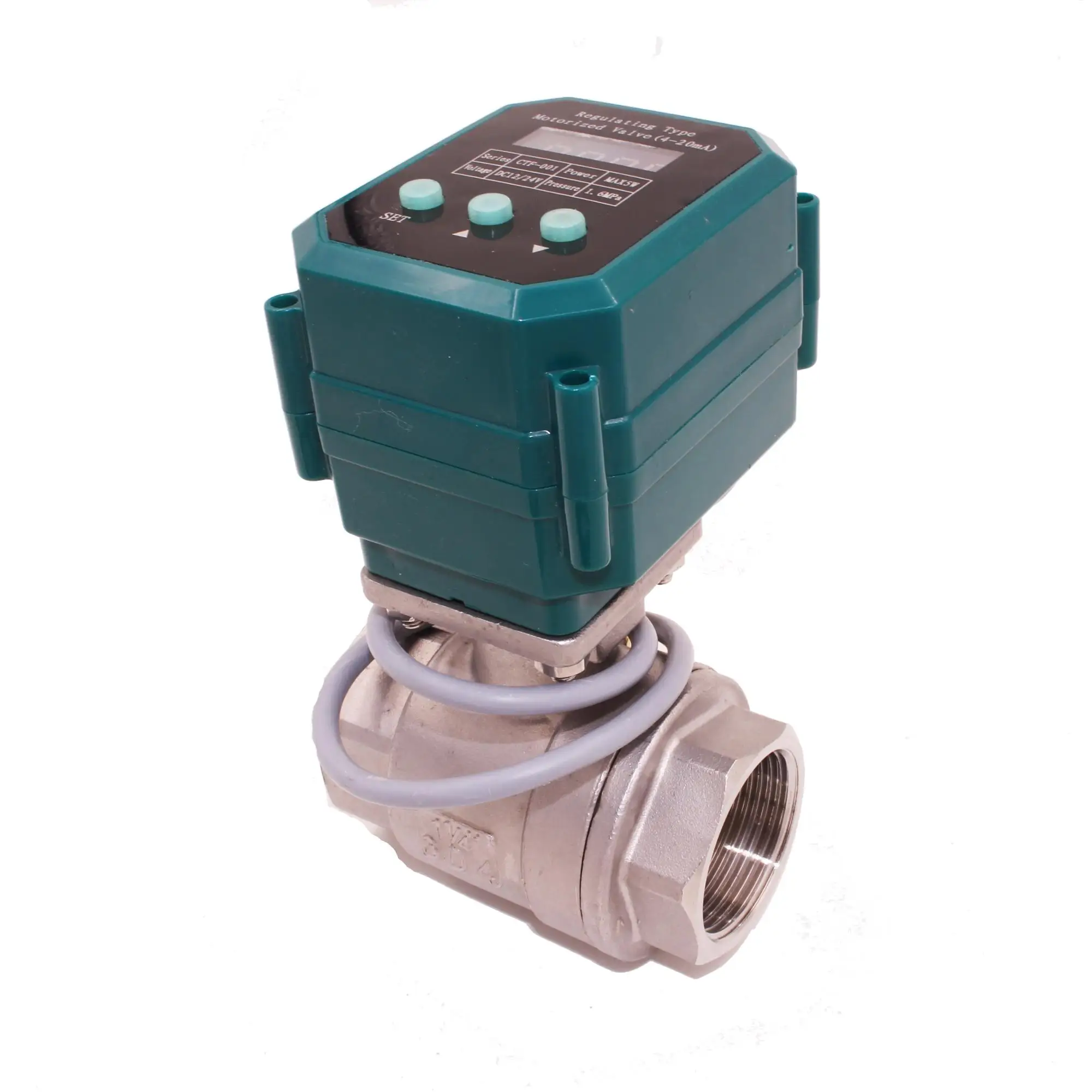 Imagem -04 - Elétrica Proporcional Fluxo Controle Atuador Modulando Água Ball Valve 420ma