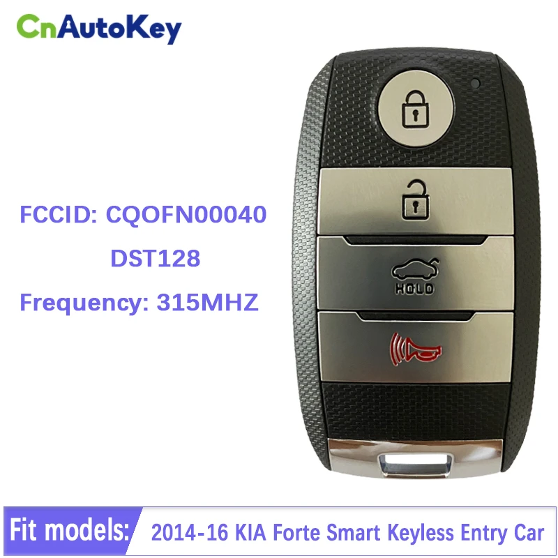 

CN051151 Aftermarket для 2014-16 vKIA Forte Smart Remote Key DST128 315MHZ FCC: CQOFN00040 P/N: 95440-A7500