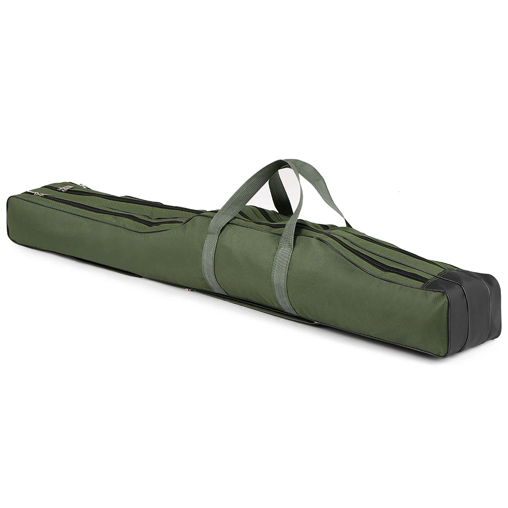 

Рыболовная сумка-чехол 130/150 см, трехслойная, портативная, складная, для удочек, катушек и снастей, дорожная сумка-переноска