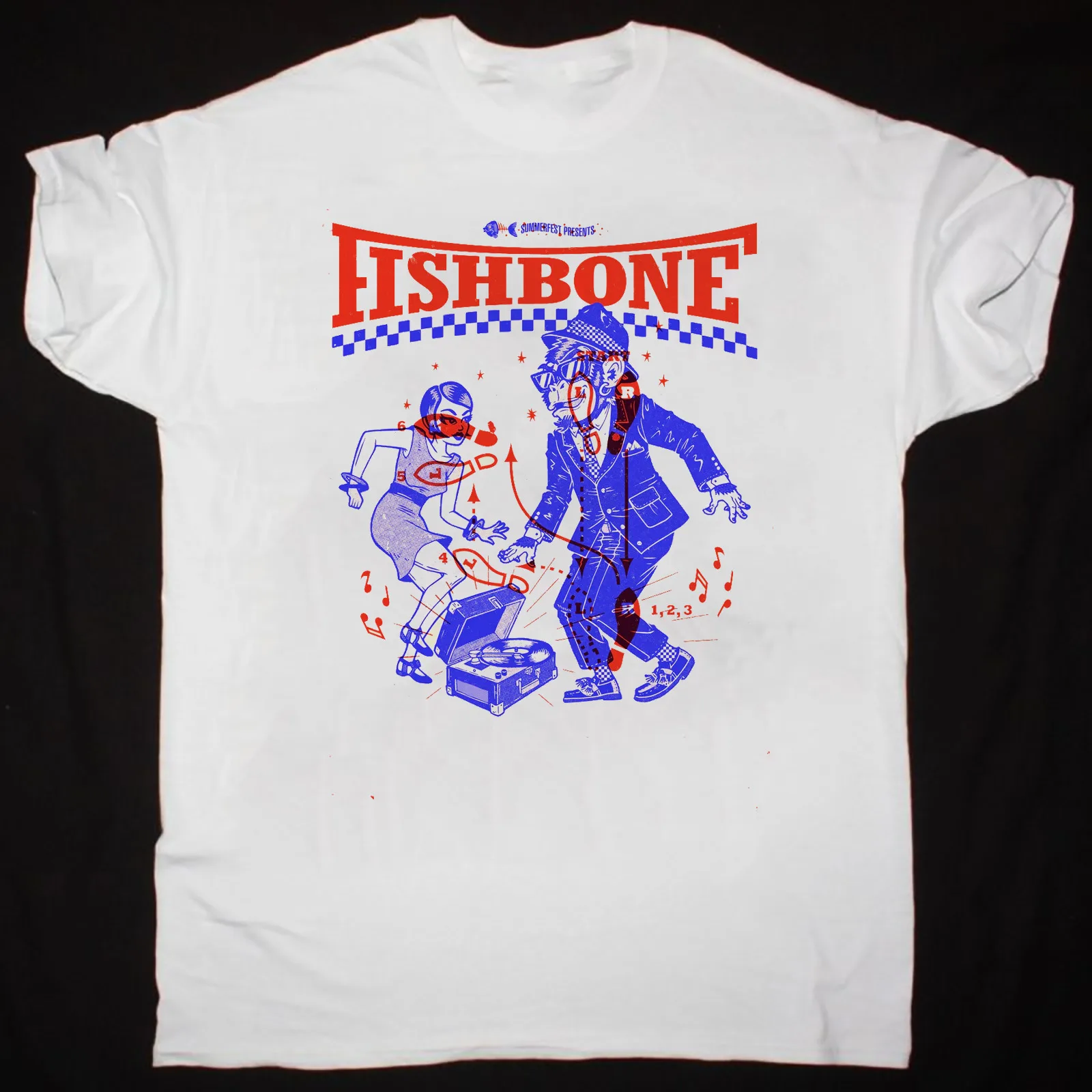 Fishbone Band Music White T-Shirt Cotton Unisex S-234XL