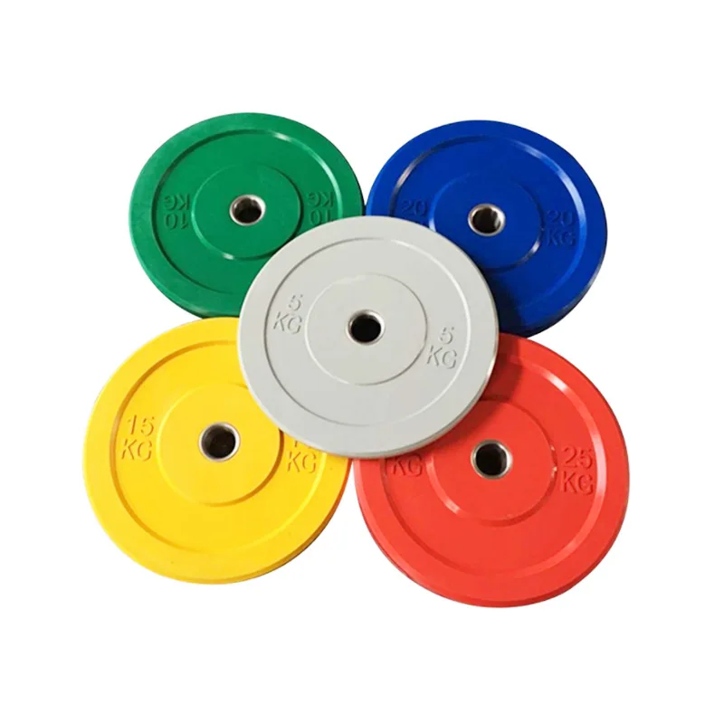 Gym Equipment 20kg Bumper Plate Competition Rubber Bumper Plates Barbell Discs for Weight Liftingpromote sales