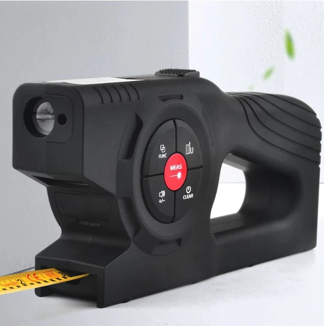 Digital Rangefinder Tape Measure 3-in-1 Intelligent Electronic Measuring Ruler Charging Multi-function