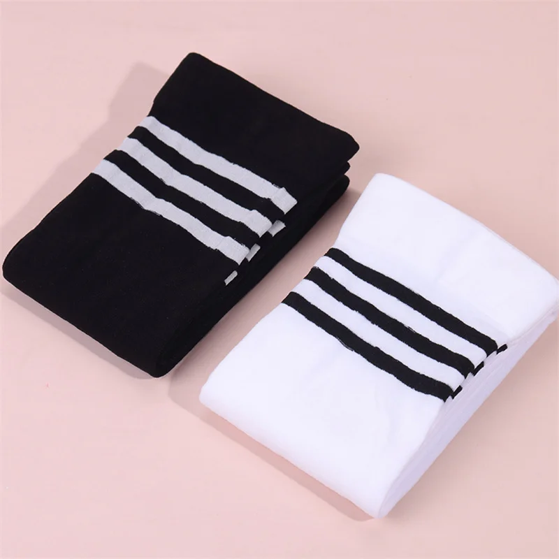 Women Over Knee Thigh High Socks Japanese Academic Style Striped Sexy Long Socks Leg Warmers Over The Knee Stockings For Girls