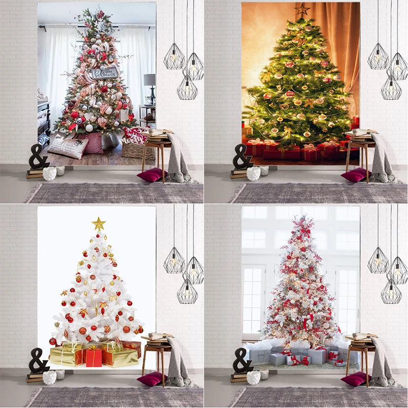 

Christmas tree Christmas party decoration tapestry suitable for home living room bedroom room dormitory wall decoration