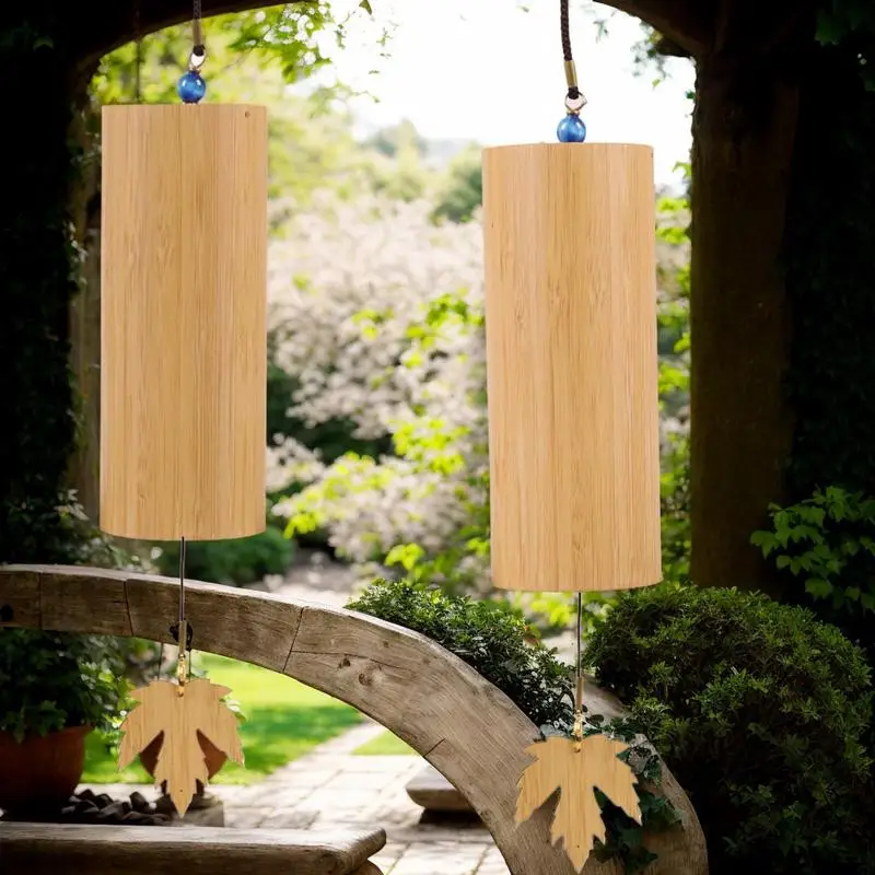 

Wind Chimes Wooden Wind Chimes Set Wind-Activated Melodic Tones Outdoor Decor For Patio Balcony Window Sill Courtyard Porch