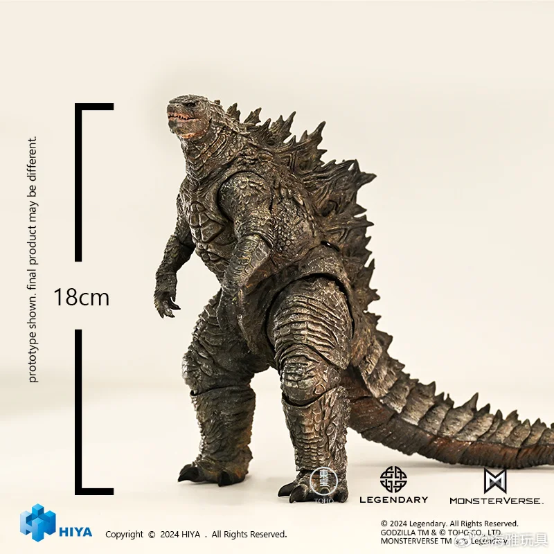 HIYA 18CM 7-Zoll-Actionfigur Exquisite Basic-Serie Godzilla X Kong The New Empire Godzilla Skull Crawler Godzilla 2014 Anime – Detail 9