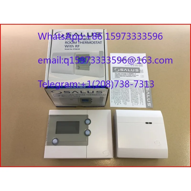 RF Wireless Programmable Indoor Thermostat RT500 With Range Control For Home Heating Temperature Management