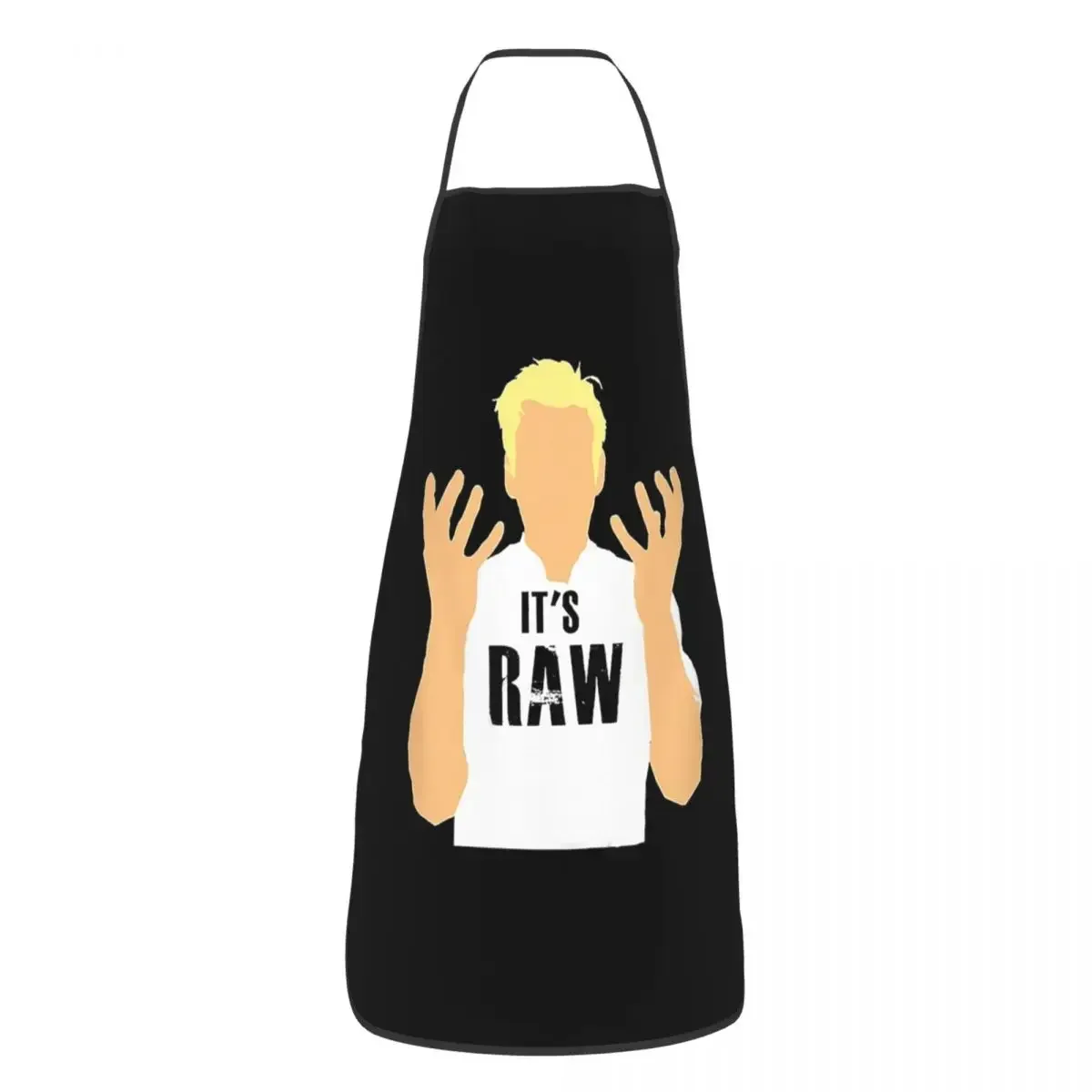 Gordon Ramsay Es Ist Raw 92 Trending Aprons Chef Cooking Baking Tablier Sleeveless Bib Kitchen Cleaning Pinafore for Women Men