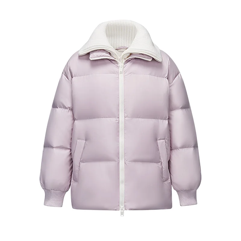 Semir Down Jacket Women Mid-Length Three-Proof Fashion Winter 2023 New Loose Sports Style Down Jacket