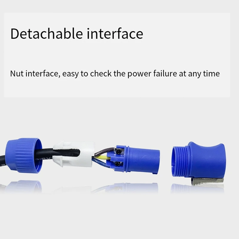 빔 무빙 헤드 라이트 빔용 AC 전원 케이블, 5R, 7R 무빙 헤드 라이트 익스텐션 파워콘 케이블, 1M