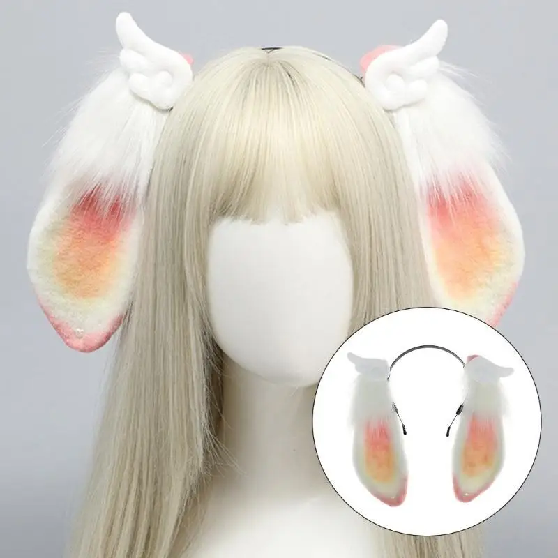 

Cartoon Furry Ears Headwear Adjustable for Costume Play and Theme Parties